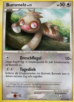 Pokémon-Karte Bummelz 095/127
