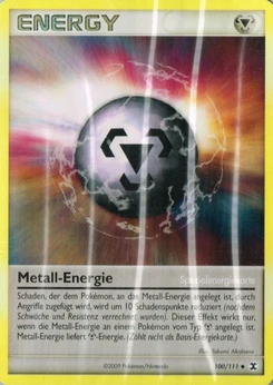 Pokémon-Karte Metall-Energie 100/111