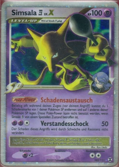 Pokémon-Karte Simsala 4 103/111