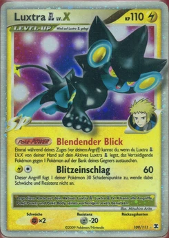 Pokémon-Karte Luxtra GL 109/111