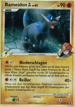 Pokémon-Karte Rameidon GL 011/111