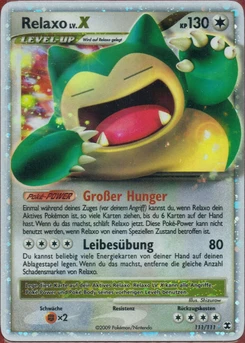 Pokémon-Karte Relaxo 111/111