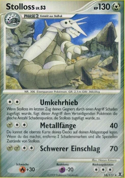 Pokémon-Karte Stolloss 014/111