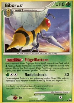 Pokémon-Karte Bibor 015/111