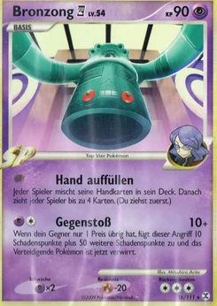 Pokémon-Karte Bronzong 4 016/111