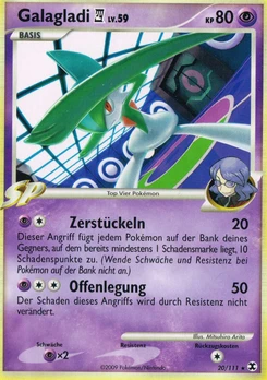 Pokémon-Karte Galagladi 4 020/111