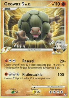 Pokémon-Karte Geowaz 4 023/111