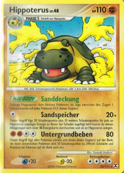 Pokémon-Karte Hippoterus 025/111