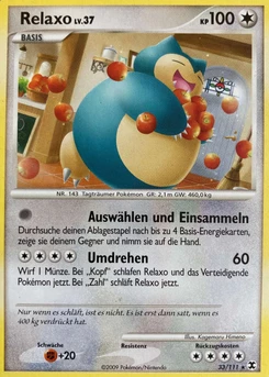 Pokémon-Karte Relaxo 033/111