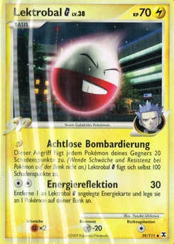 Pokémon-Karte Lektrobal G 039/111