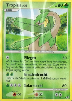 Pokémon-Karte Tropius 052/111