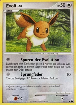 Pokémon-Karte Evoli 059/111