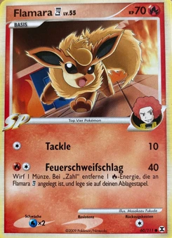 Pokémon-Karte Flamara 4 060/111
