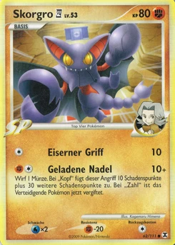 Pokémon-Karte Skorgo 4 062/111