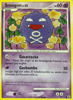 Pokémon-Karte Smogon 068/111