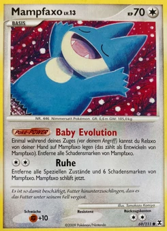 Pokémon-Karte Mampfaxo 069/111