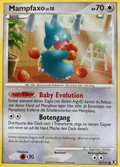 Pokémon-Karte Mampfaxo 070/111