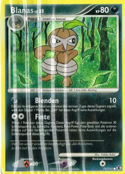 Pokémon-Karte Blanas 075/111
