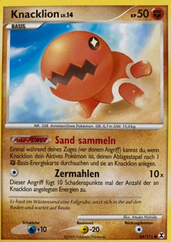 Pokémon-Karte Knacklion 084/111