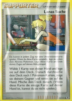 Pokémon-Karte Lanas Suche 089/111