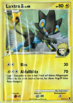 Pokémon-Karte Luxtra GL 009/111