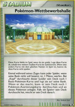 Pokémon-Karte Pokémon-Wettbewerbshalle 093/111