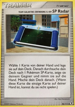Pokémon-Karte Team Galaktiks Erfindung G-109 SP Radar 096/111
