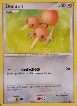 Pokémon-Karte Dodu 102/147