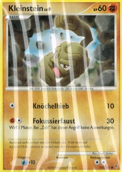Pokémon-Karte Kleinstein 105/147