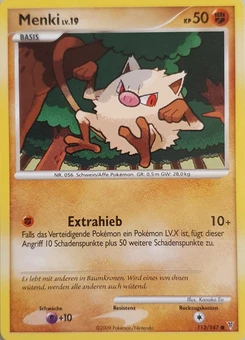 Pokémon-Karte Menki 112/147