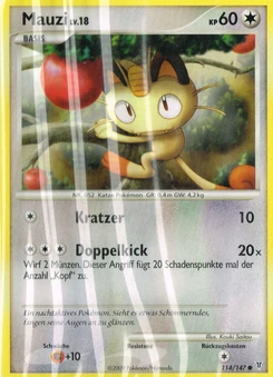 Pokémon-Karte Mauzi 114/147