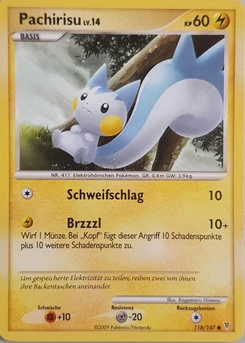 Pokémon-Karte Pachirisu 118/147