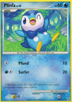 Pokémon-Karte Plinfa 121/147