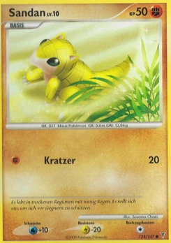Pokémon-Karte Sandan 124/147