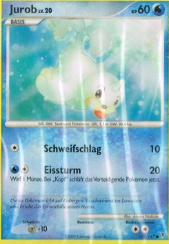 Pokémon-Karte Jurob 125/147