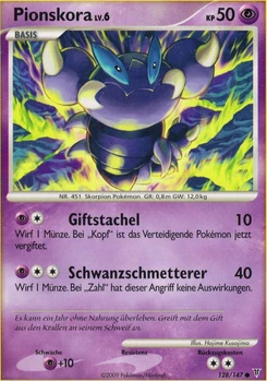 Pokémon-Karte Pionskora 128/147