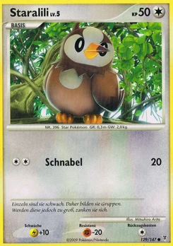 Pokémon-Karte Staralilli 129/147