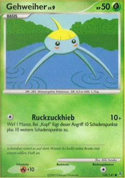 Pokémon-Karte Gehweiher 130/147