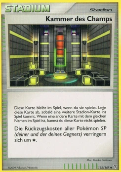 Pokémon-Karte Kammer des Champs 135/147