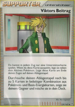 Pokémon-Karte Viktors Beitrag 139/147