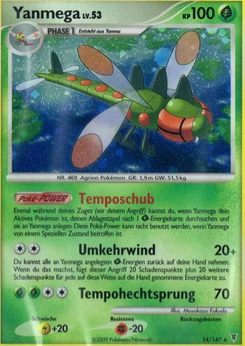 Pokémon-Karte Yanmega 014/147