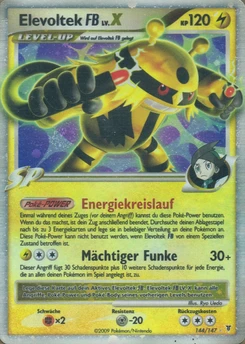 Pokémon-Karte Elevoltek FB 144/147