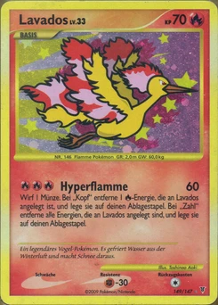 Pokémon-Karte Lavados 149/147