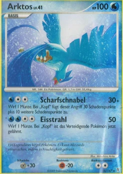 Pokémon-Karte Arktos 016/147