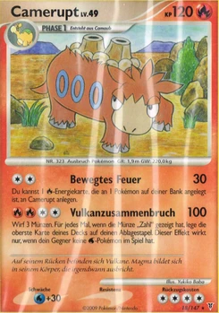 Pokémon-Karte Camerupt 018/147