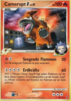 Pokémon-Karte Camerupt G 019/147