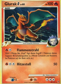 Pokémon-Karte Glurak G 020/147