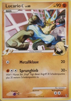 Pokémon-Karte Lucario C 031/147
