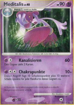 Pokémon-Karte Meditalis 034/147