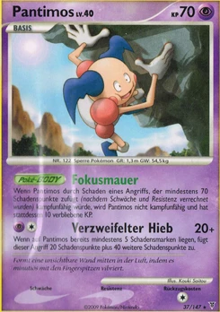 Pokémon-Karte Pantimos 037/147